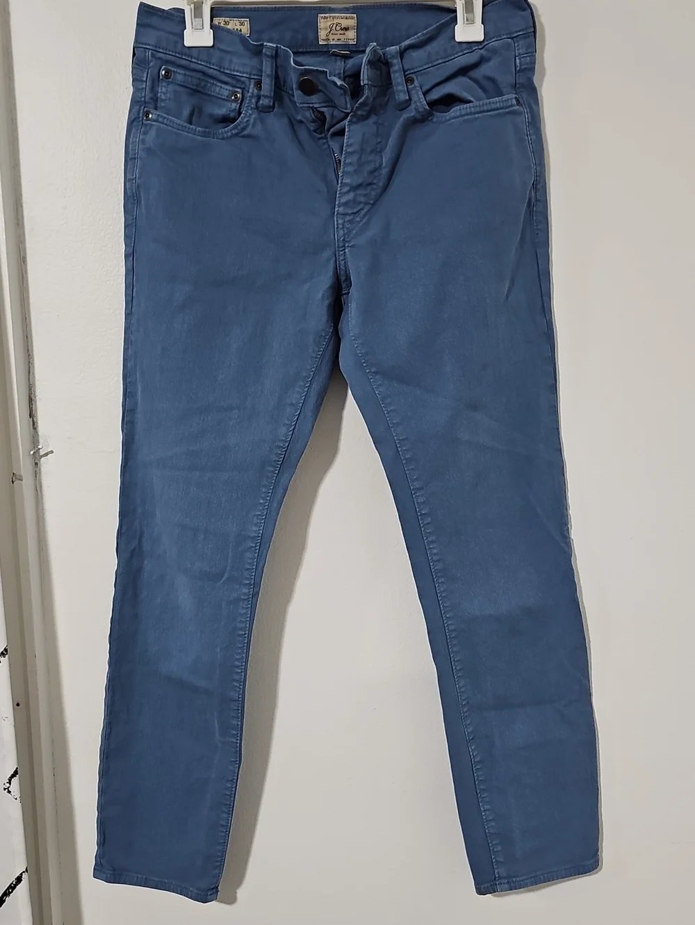 J.Crew 484 Slim Fit Chino Jeans 30x30 Slate Blue